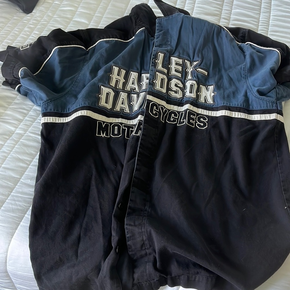 Harley Davidson shirt button down front